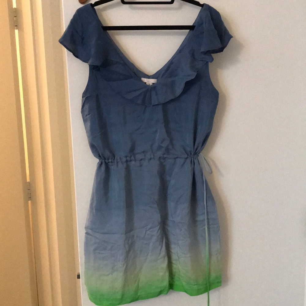 Adam silk ombré cinched dress size 12